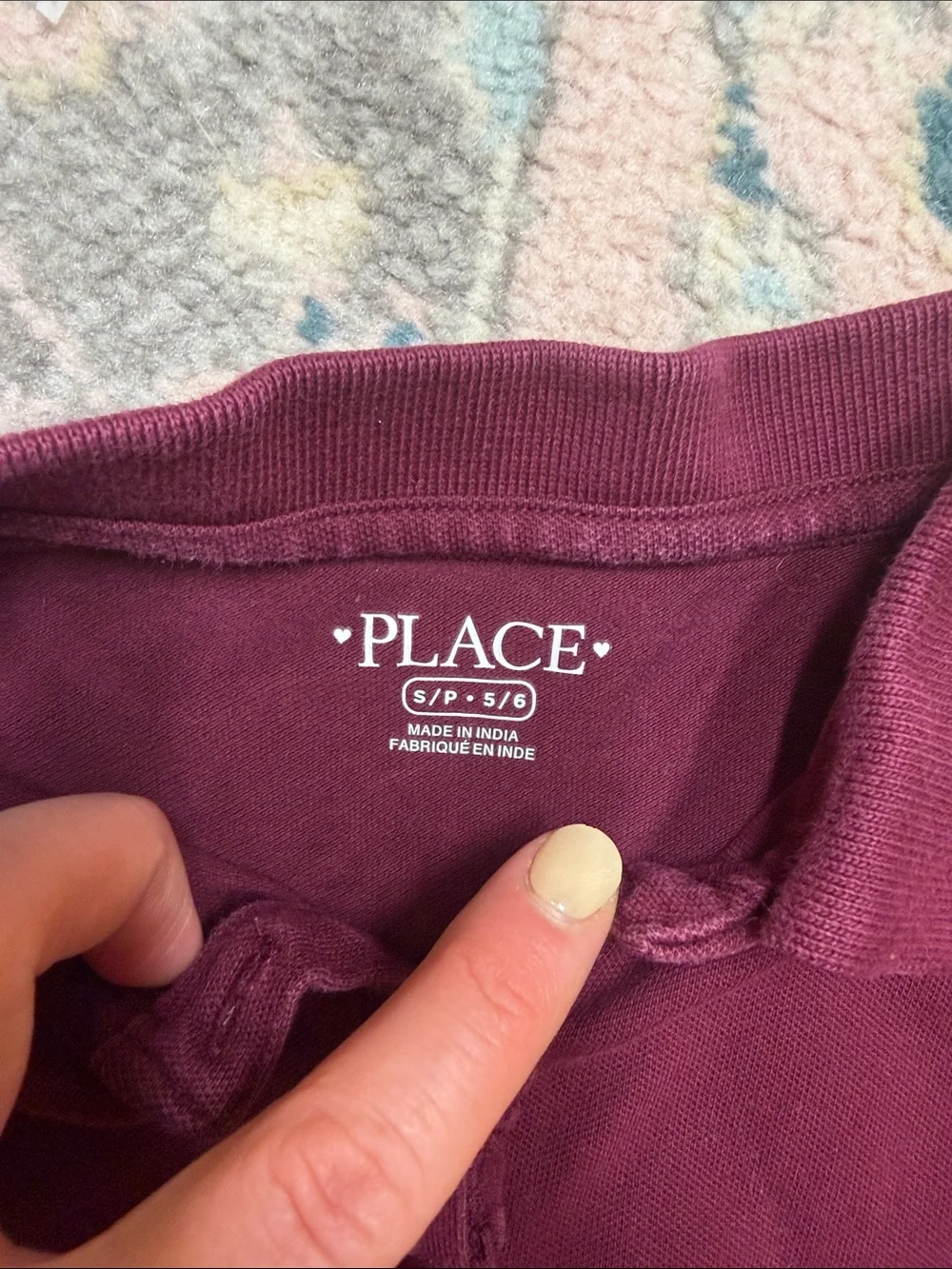 The Children's Place Girls' Maroon Polo Top - Set of 2